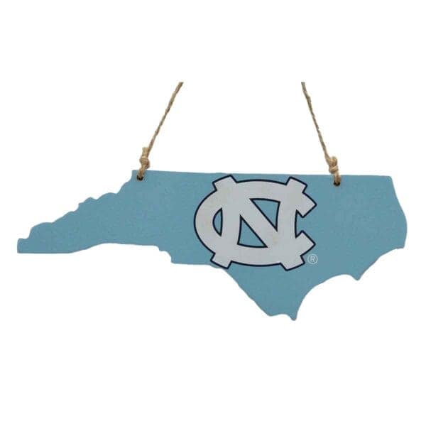 8” UNC Tar Heels State Sign