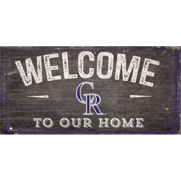 Colorado Rockies Welcome Sign