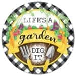 12” Garden Round Sign