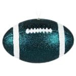 Green White Football Ornament