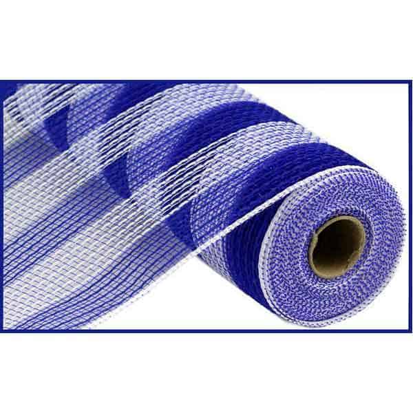 Blue White Fabric Mesh