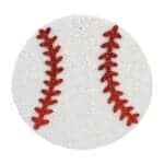 3” Flat Baseball Ornament MD0657