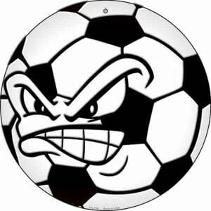 Angery Soccer Sign