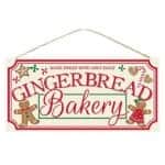 12” Gingerbread Sign AP8727