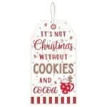 12” Christmas Hot Cocoa Tag Sign AP8936