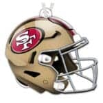 49ers Helmet Ornament