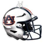 Auburn Tigers Flat Helmet Ornament
