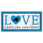 Carolina Panthers Love Sign