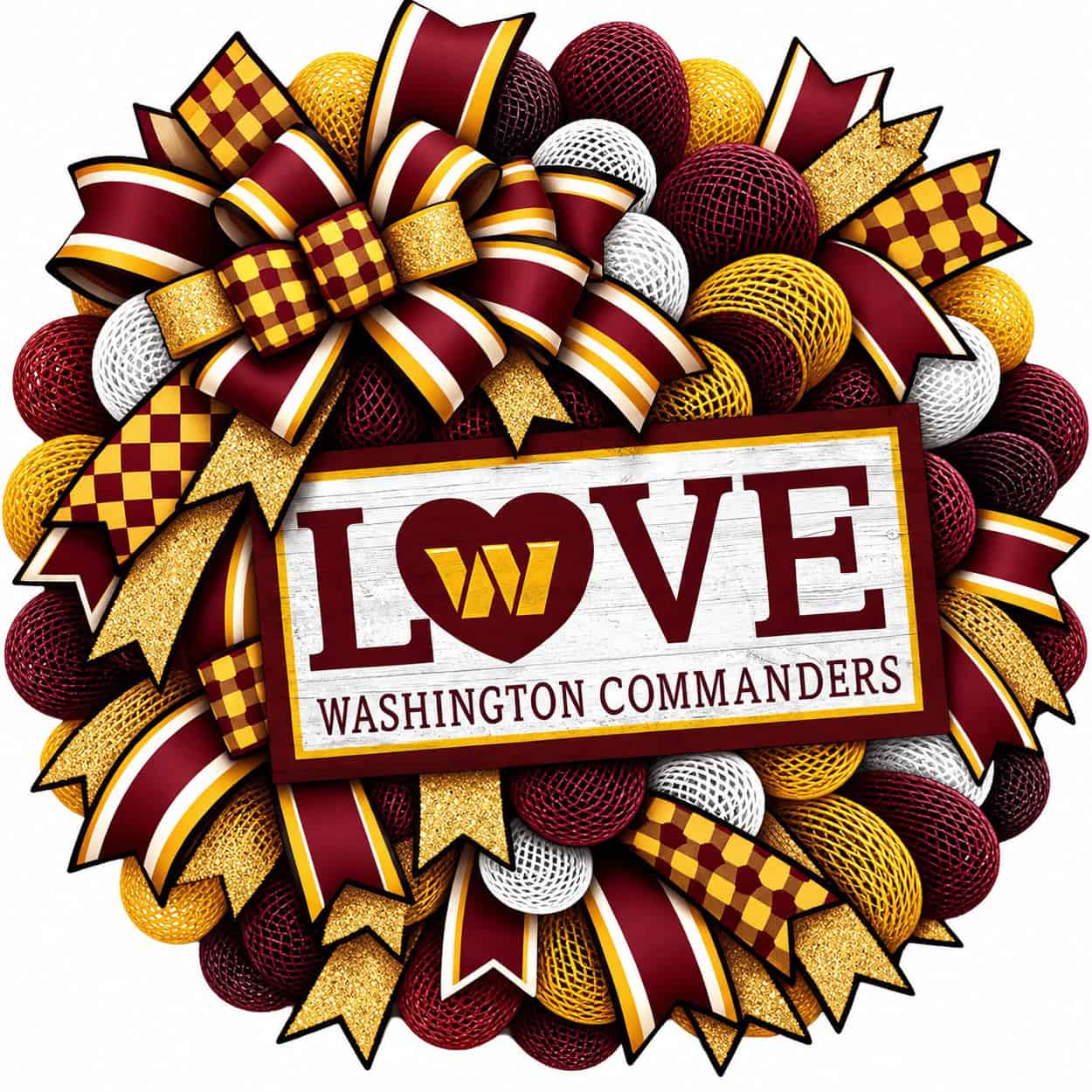 Washington Commanders Love Sign