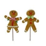 12” Gingerbread Men Picks