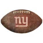 12” New York Giants Football Sign