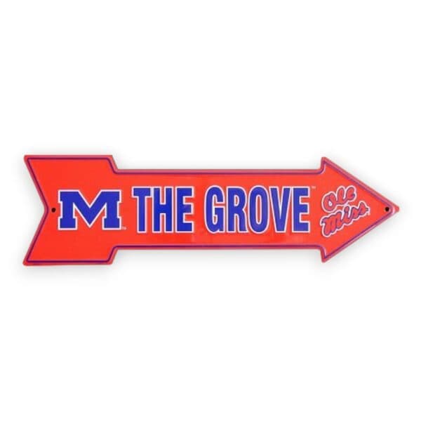 Ole Miss Arrow Sign