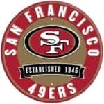 49ers Metal Sign