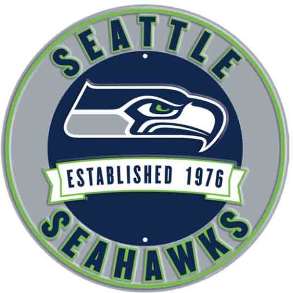 Seattle Seahawks Metal Sign - Buy Online Now