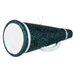 Green White Megaphone Ornament