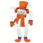 Orange Purple Snowman Wreath Attachment Kit