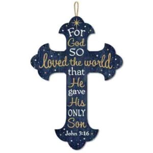God So Loved the World Cross Sign
