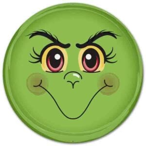 Small Face Green Monster Sign