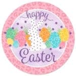 8” Happy Easter Round Sign