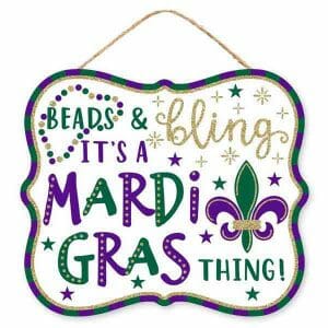 Mardi Gras Wreath Supplies