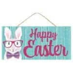 12” Happy Easter Bunny Sign