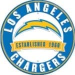 Los Angeles Chargers Metal Sign