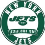 New York Jets Metal Sign