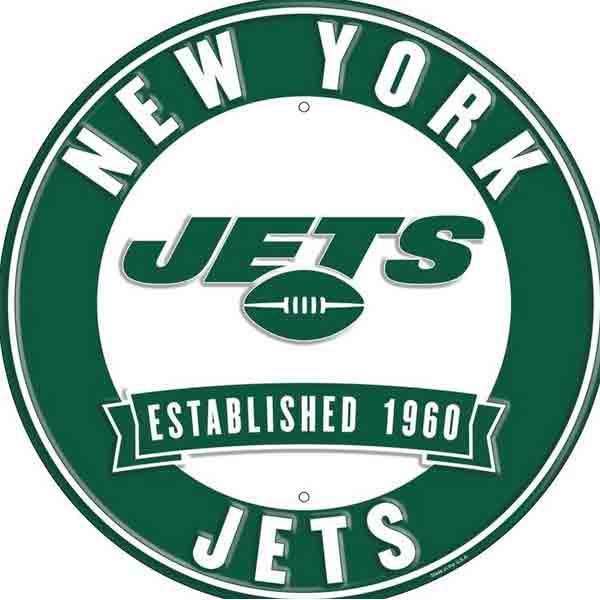 New York Jets Metal Sign - Buy Online Now