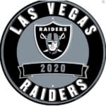 Las Vegas Raiders Metal Sign