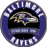 Baltimore Ravens Metal Sign