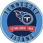 Tennessee Titans Metal Sign