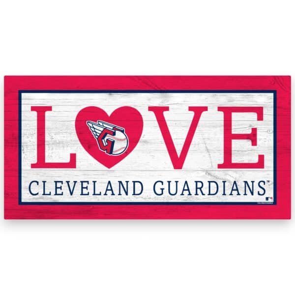 Cleveland Guardians Love Sign