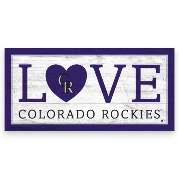Colorado Rockies Love Sign