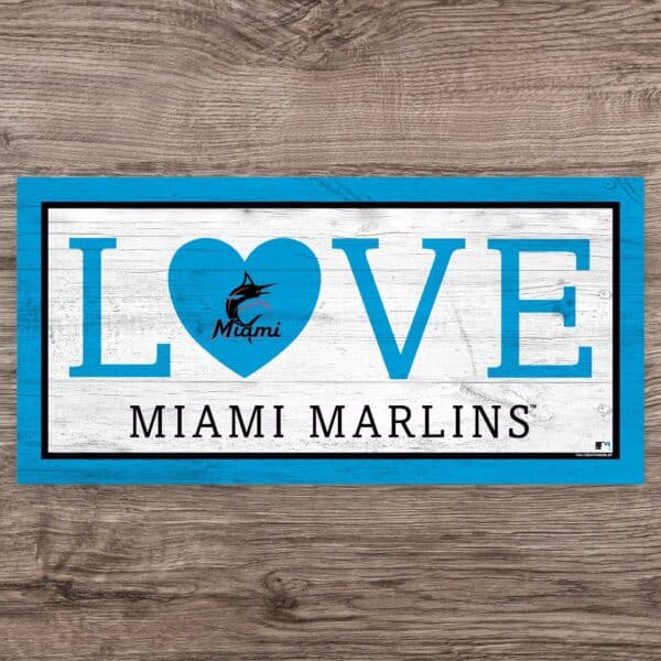 Miami Marlins Love Sign