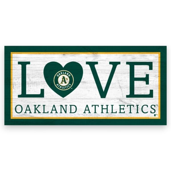 Oakland Athletics Love Sign