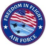 8” USAF Round Sign