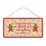 12” Gingerbread Spice Sign