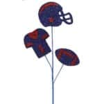 24” Navy Red Football Pick