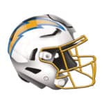 Los Angeles Chargers Helmet Sign