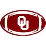 Oklahoma Sooners Oval License Plate