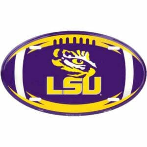 LSU Oval License Plate