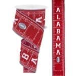2.5”x10yds Alabama Ribbon