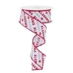 1.5" Alabama Diagonal Text Ribbon -
10 yards