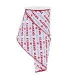 4”x10yds Alabama Football Ribbon