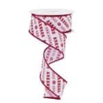 1.5”x10yds Arkansas Ribbon