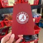 8” Alabama Crimson Tide State Sign