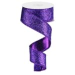 1.5" Purple Metallic Ribbon - 10
yards