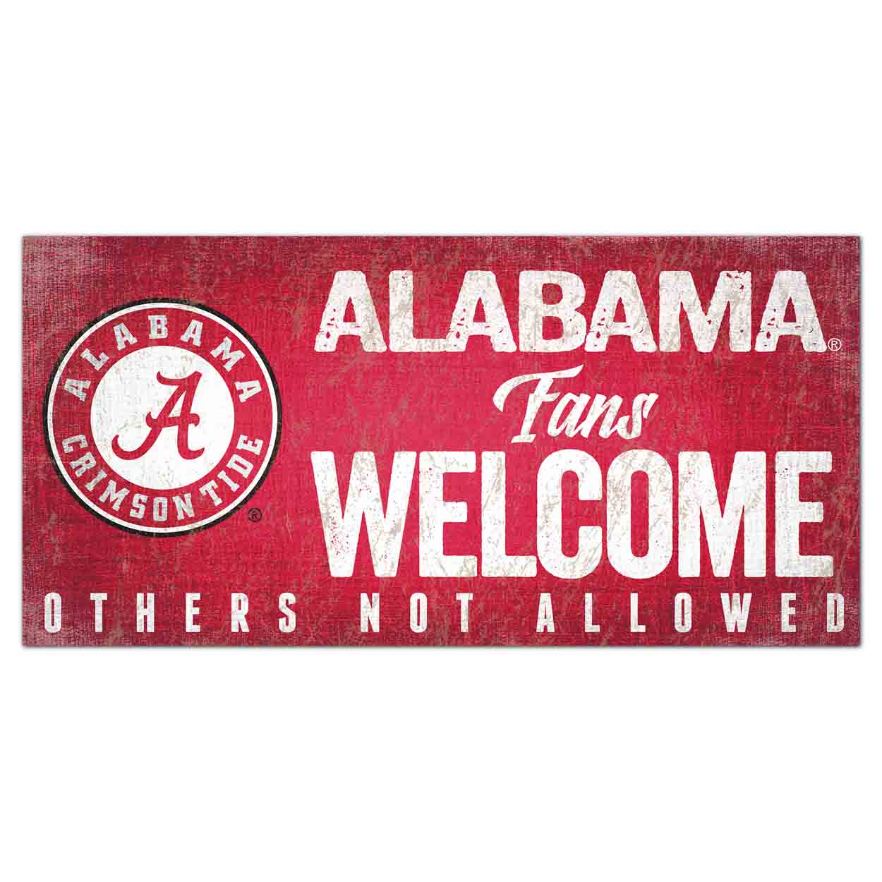 Alabama Fans Welcome Sign
