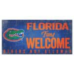Florida Gator Fans Welcome Sign