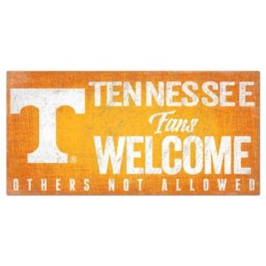 Tennessee Vols Fans Welcome Sign